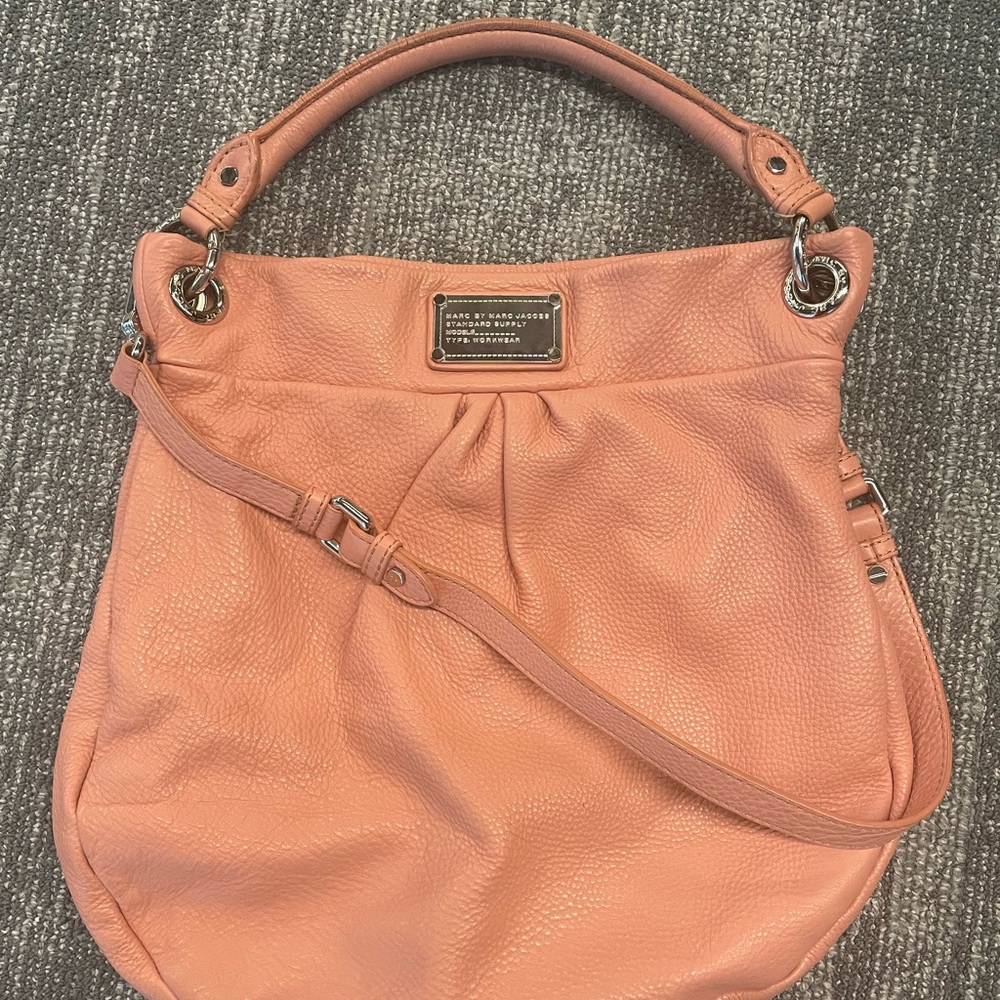 Marc by Mac Jacobs Classic Q Hiller Hobo Pink